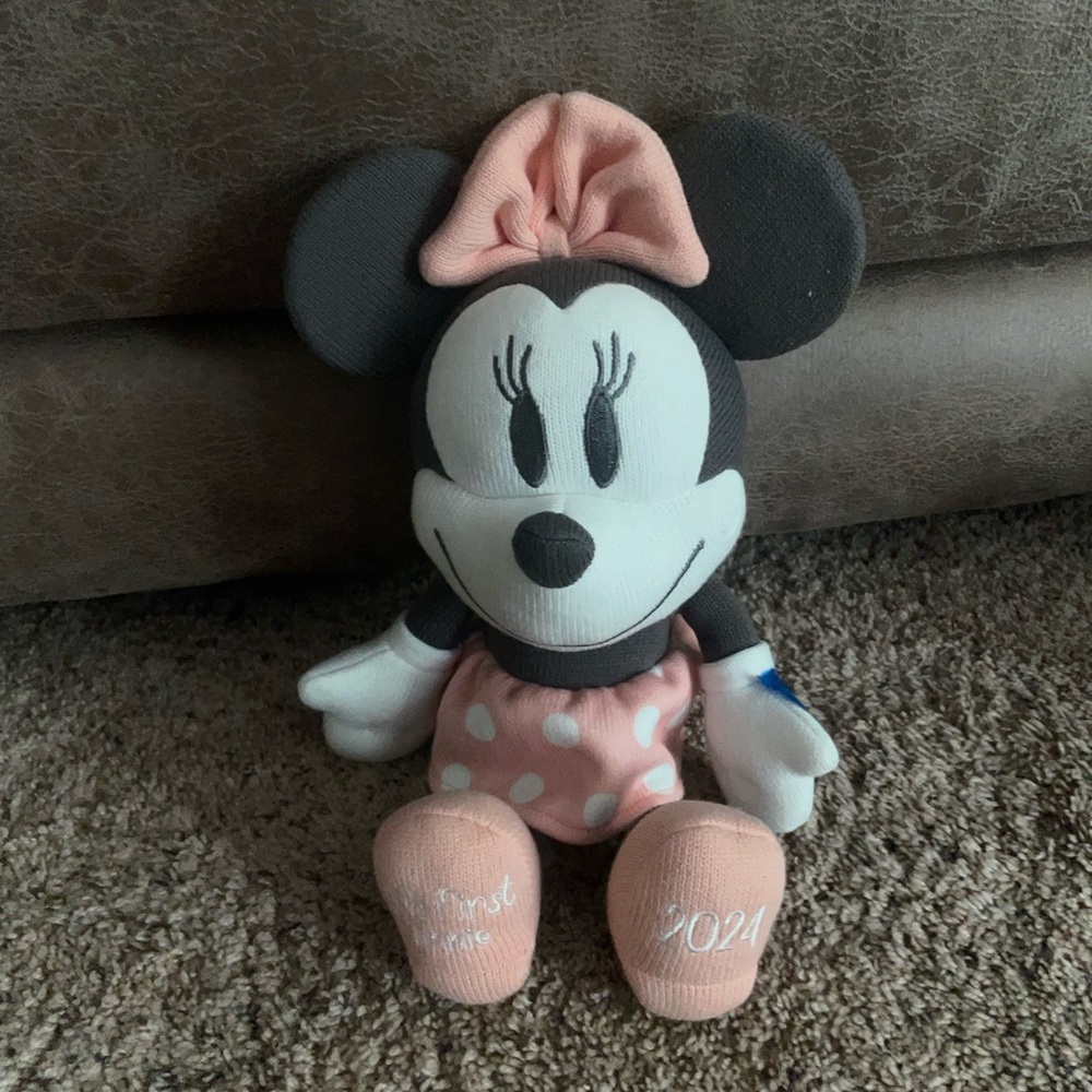 2024 Disney Parks My First Minnie Mouse Baby Plush 12”